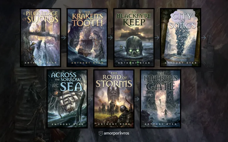 Ordem dos livros da saga The Seven Swords