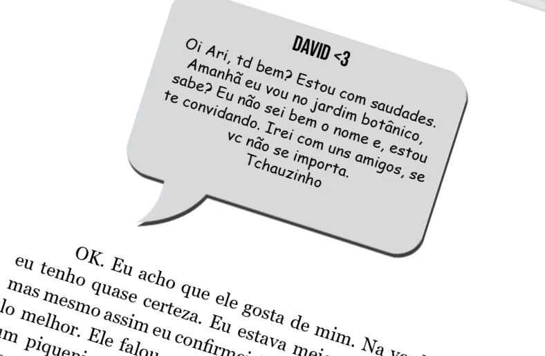 Página interna do livro