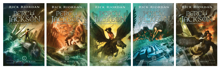 Livros da saga Percy Jackson e os Olimpianos em ordem