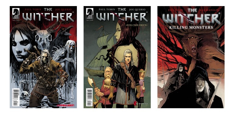 Quadrinhos baseados na história do jogo The Witcher