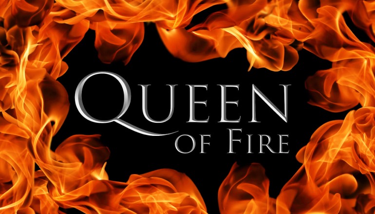 Imagem de divulgação da série Queen of Fire, adaptação da trilogia A Sombra do Corvo