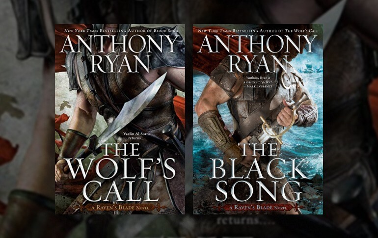 Os livros da saga Raven's Blade de Anthony Ryan