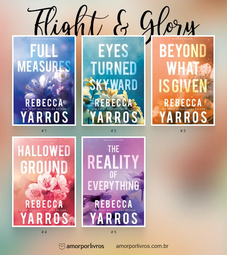 Ordem dos livros da série Flight and Glory